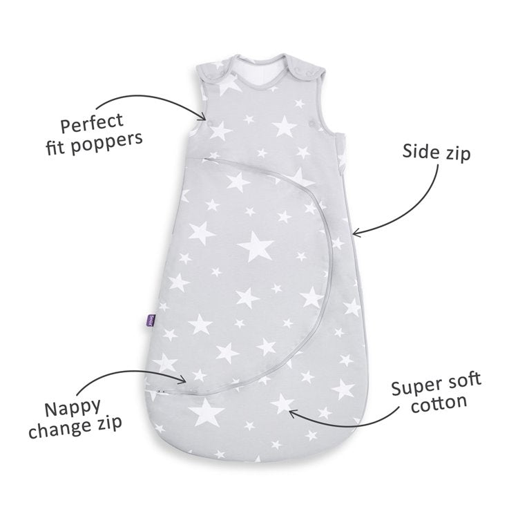 SnuzPouch Winter Sleeping Bag | 2.5 Tog | 0-6 Months – White Stars