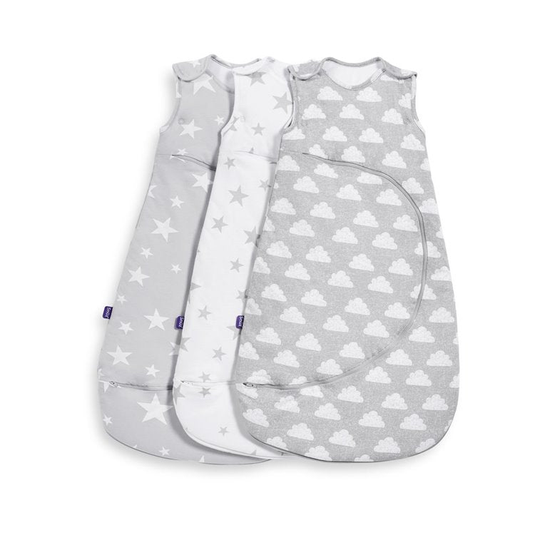 SnuzPouch Winter Sleeping Bag | 2.5 Tog | 0-6 Months – White Stars