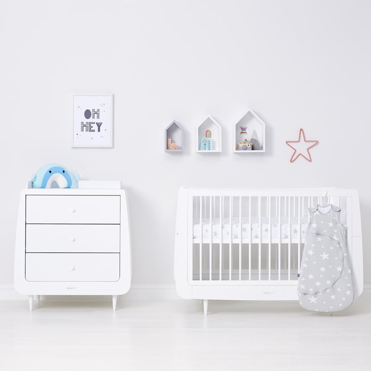 SnuzPouch Winter Sleeping Bag | 2.5 Tog | 0-6 Months – White Stars