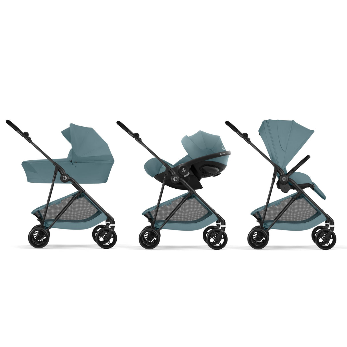 Cybex Melio Carbon Stroller - Stormy Blue