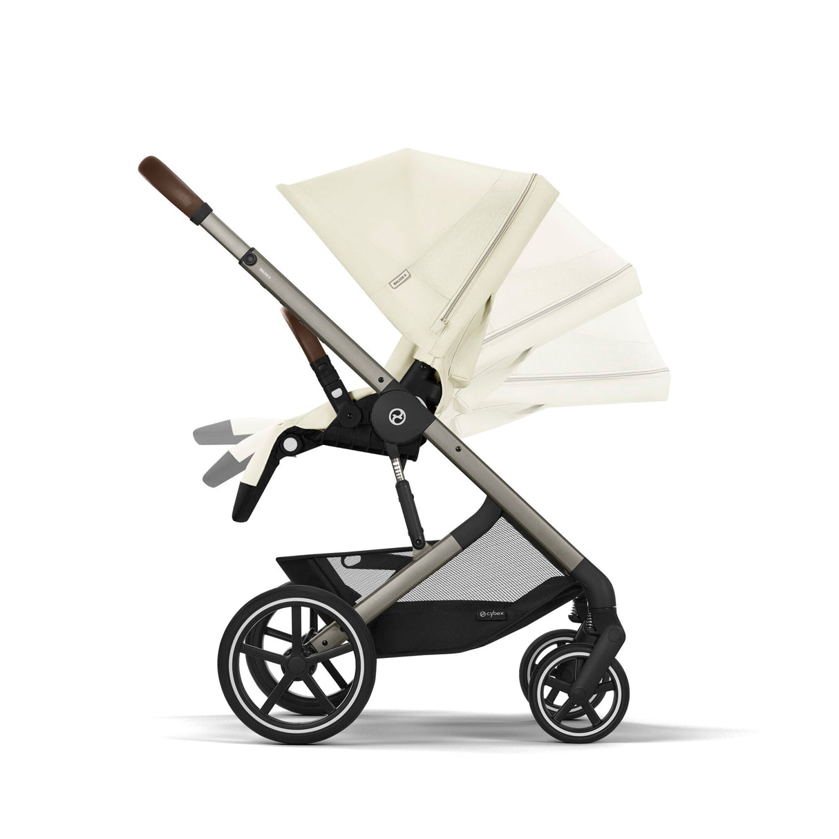 Cybex Balios S Lux Travel System with Cloud G & ISOFIX Base - Seashell Beige
