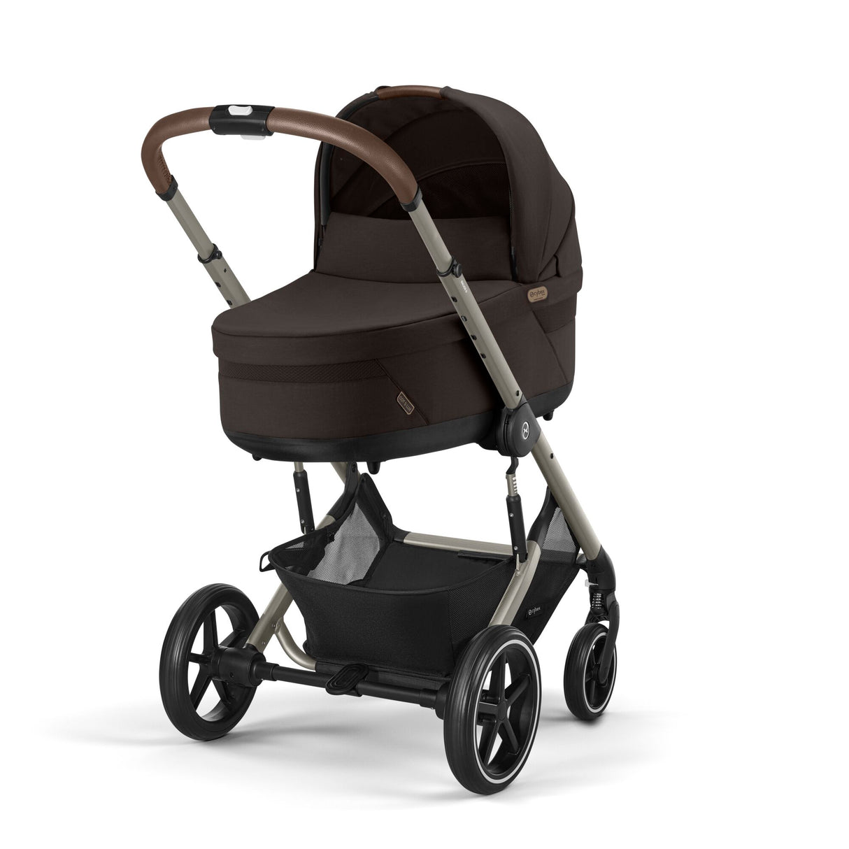Cybex Balios S Lux Travel System with Cloud G & ISOFIX Base - Chocolate Brown