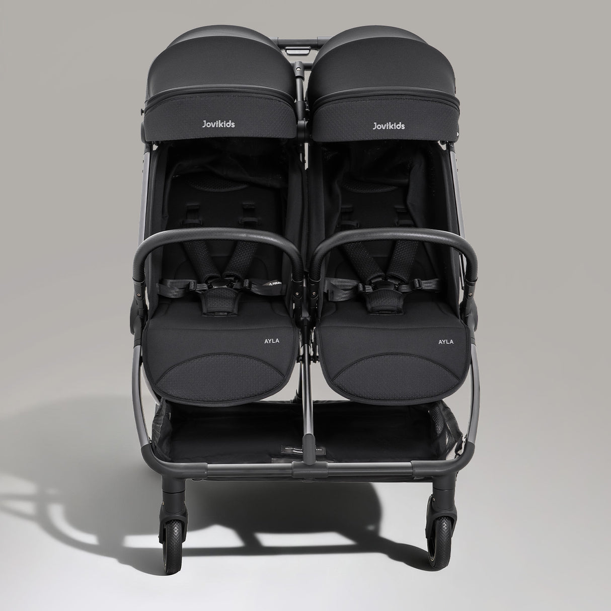 Jovikids Ayla Double Pushchair - Urban Black