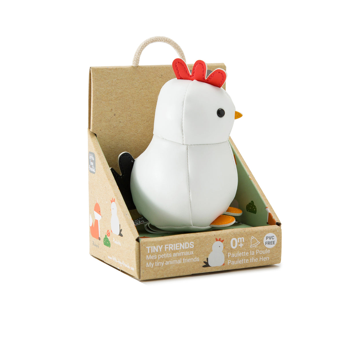 Little Big Friends - Farm Collection Tiny Friends Rattle Toy - Hen