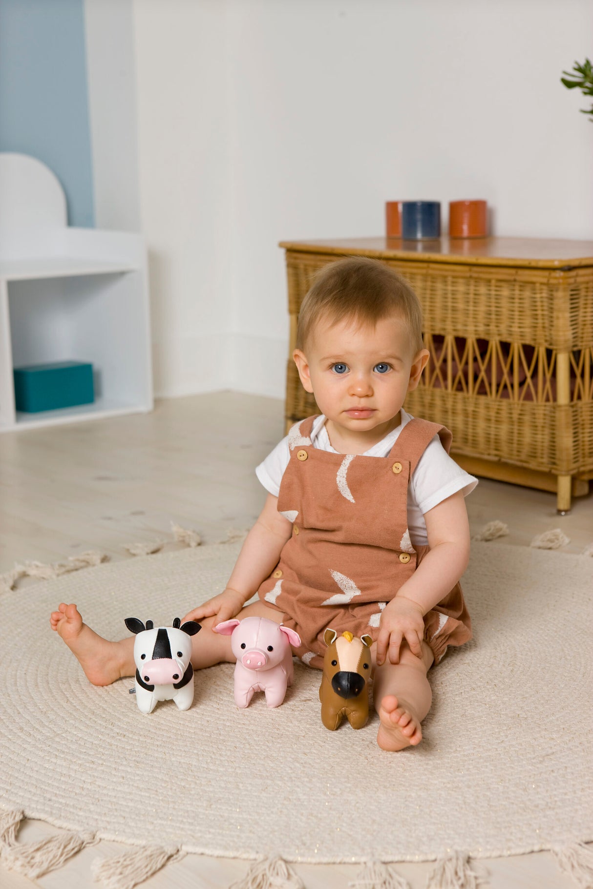 Little Big Friends - Farm Collection Tiny Friends Rattle Toy - Pig