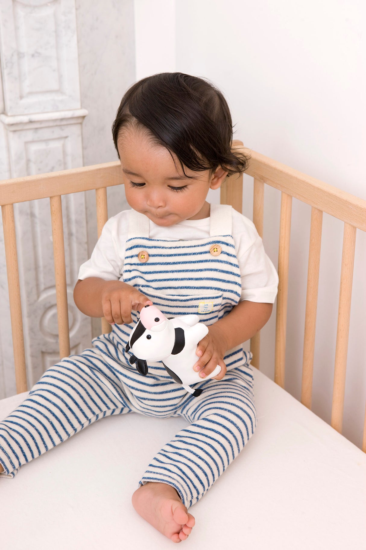 Little Big Friends - Farm Collection Tiny Friends Rattle Toy - Cow