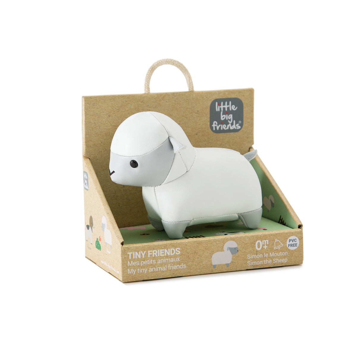 Little Big Friends - Farm Collection Tiny Friends Rattle Toy - Sheep