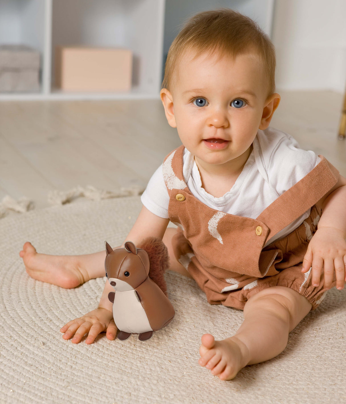 Little Big Friends - Farm Collection Tiny Friends Rattle Toy - Squirrel