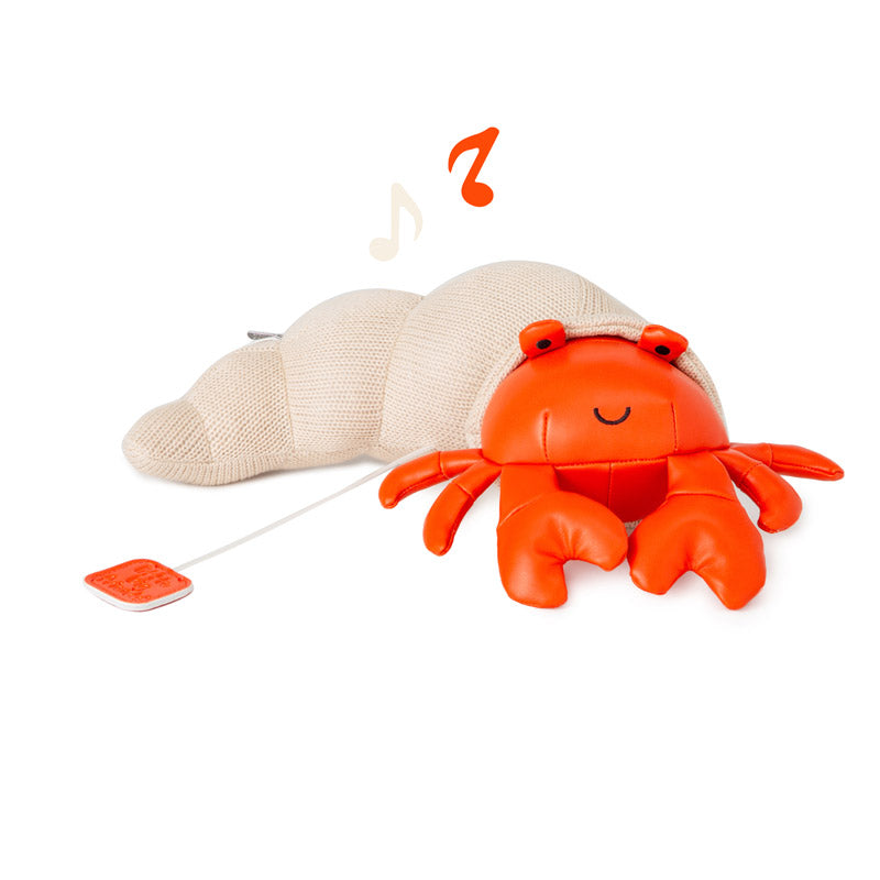 Little Big Friends: Sea Collection Pull-String Musical Animal Toy - Brigette the Hermit Crab