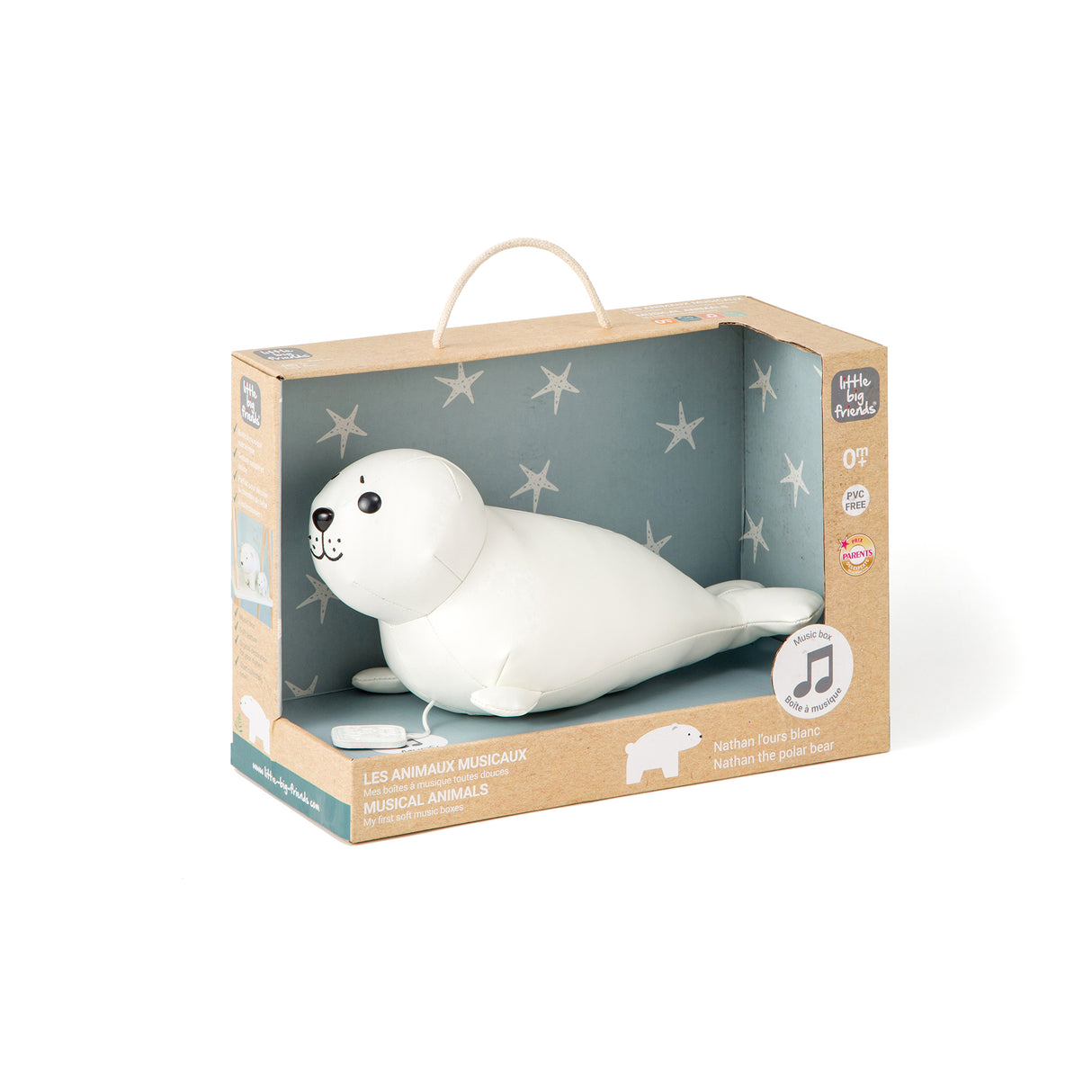 Little Big Friends: Sea Collection Pull-String Musical Animal Toy - Elliot the Seal
