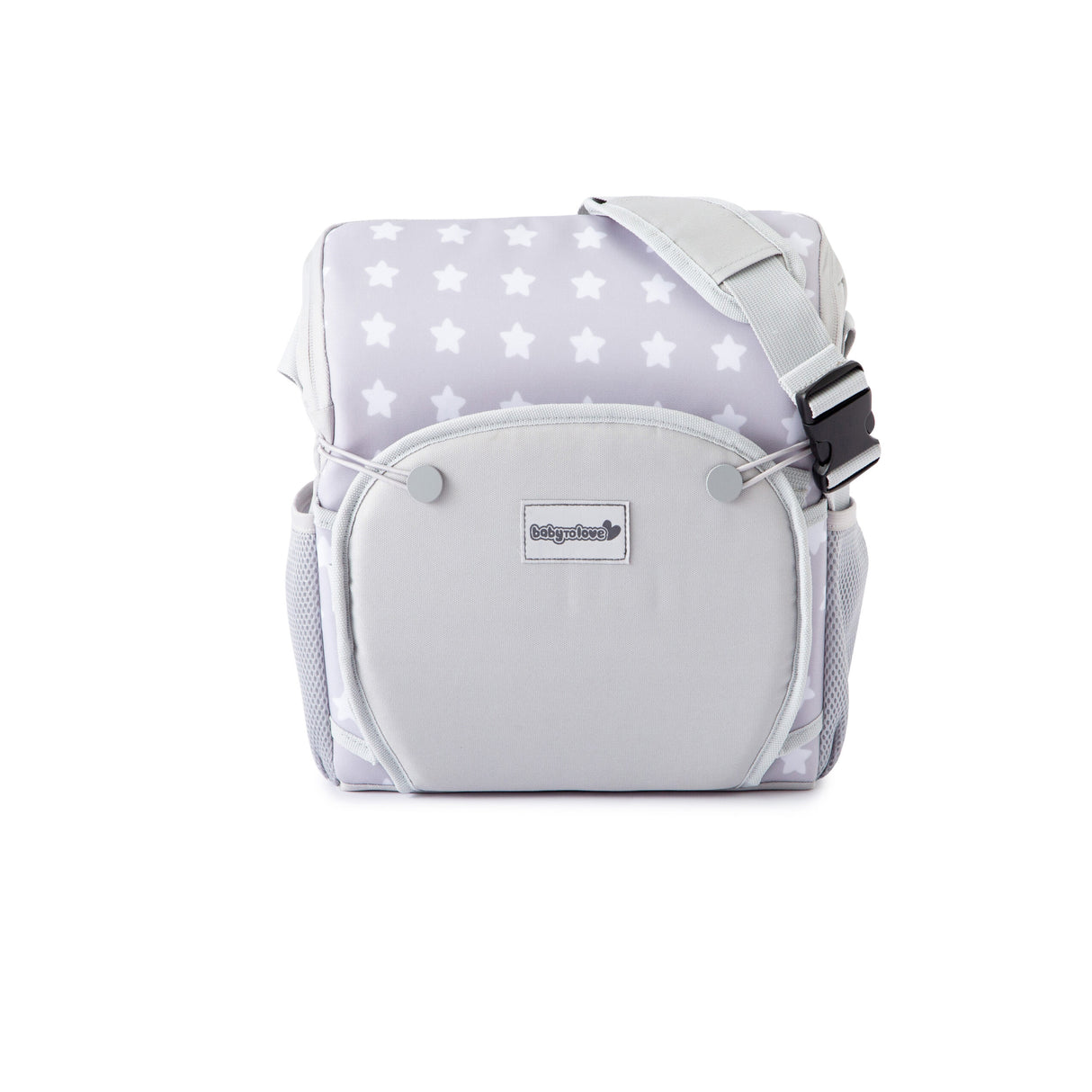 Baby to Love Travel Up Backpack Chair & Booster Seat - White Stars