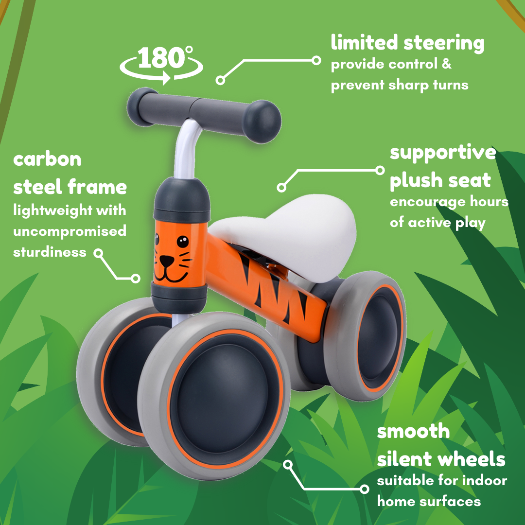 BoldCube Baby Balance Bike – Benny Tiger