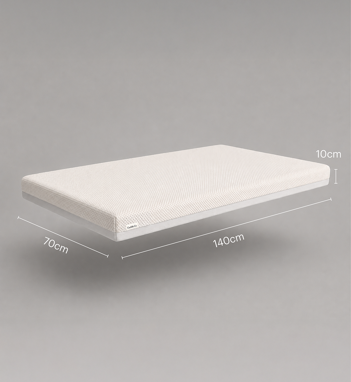 CuddleCo Harmony Sprung Cot Bed Mattress - 140 x 70cm