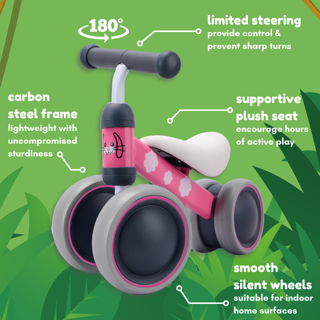 BoldCube Baby Balance Bike – Bonnie Bunny