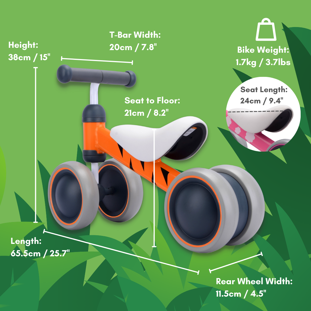 BoldCube Baby Balance Bike – Benny Tiger