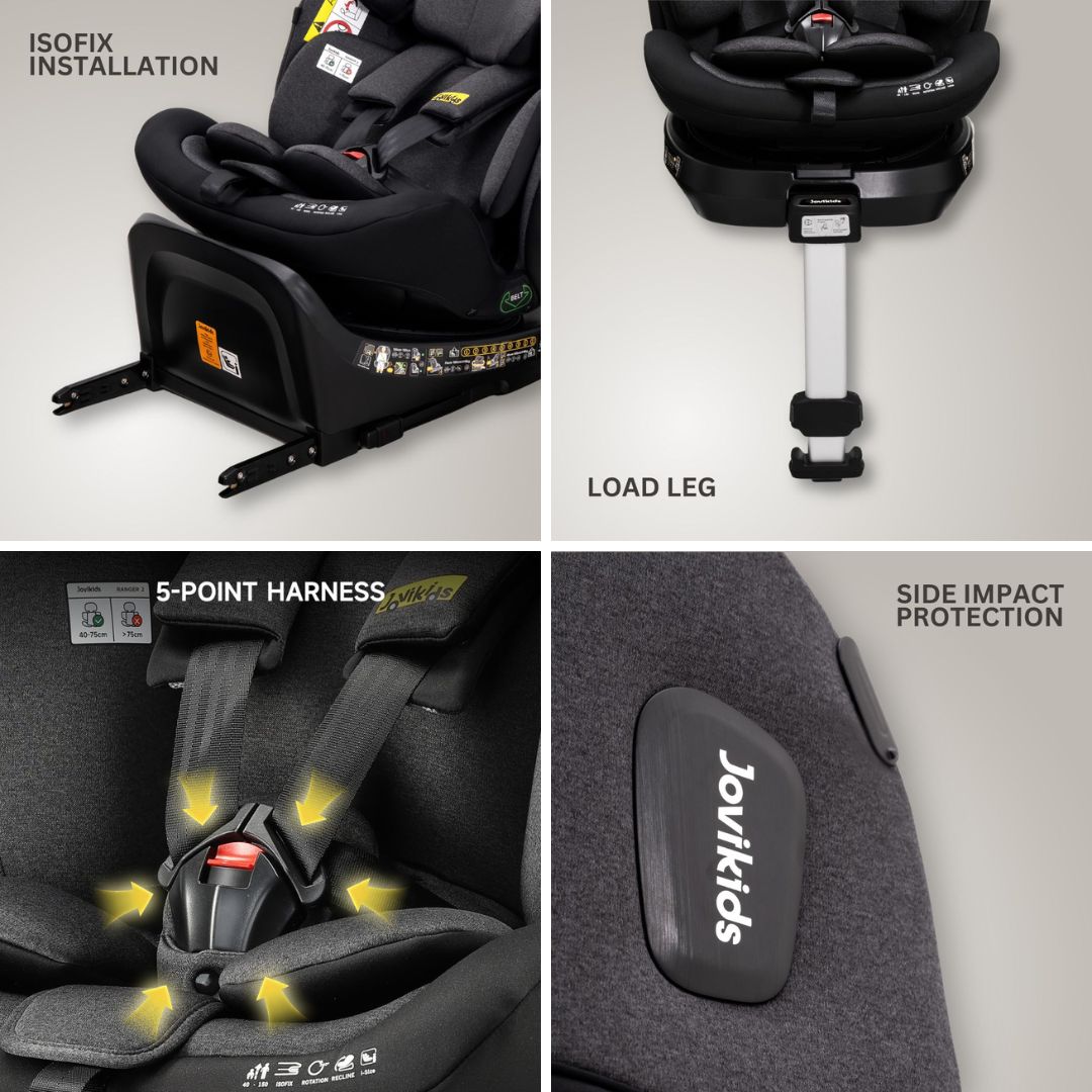 Jovikids Ranger 2 Rotating Car Seat - Twilight