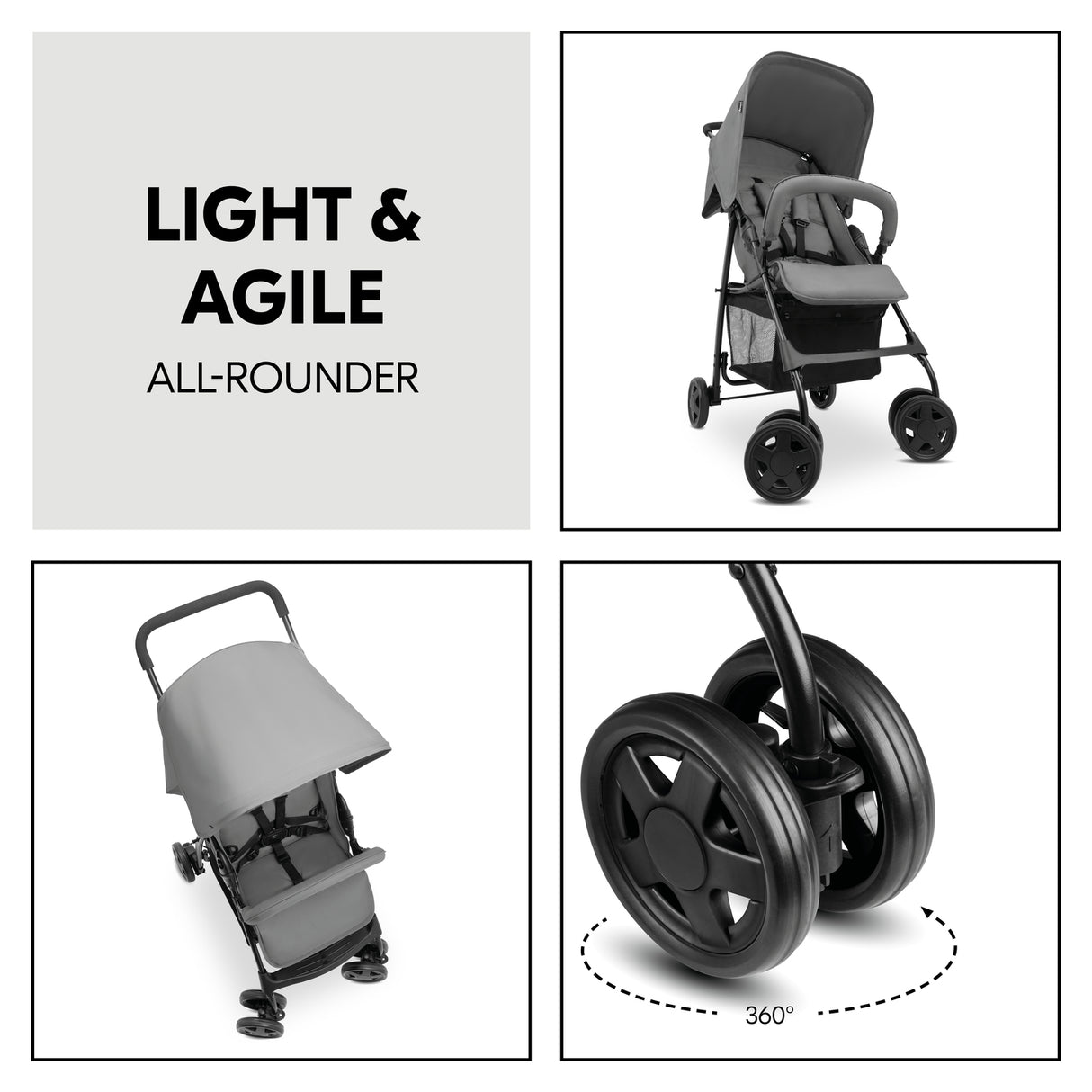 Hauck Sport Pushchair - Grey