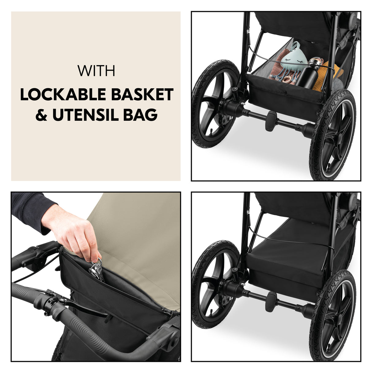 Hauck Runner 3 Pushchair - Olive