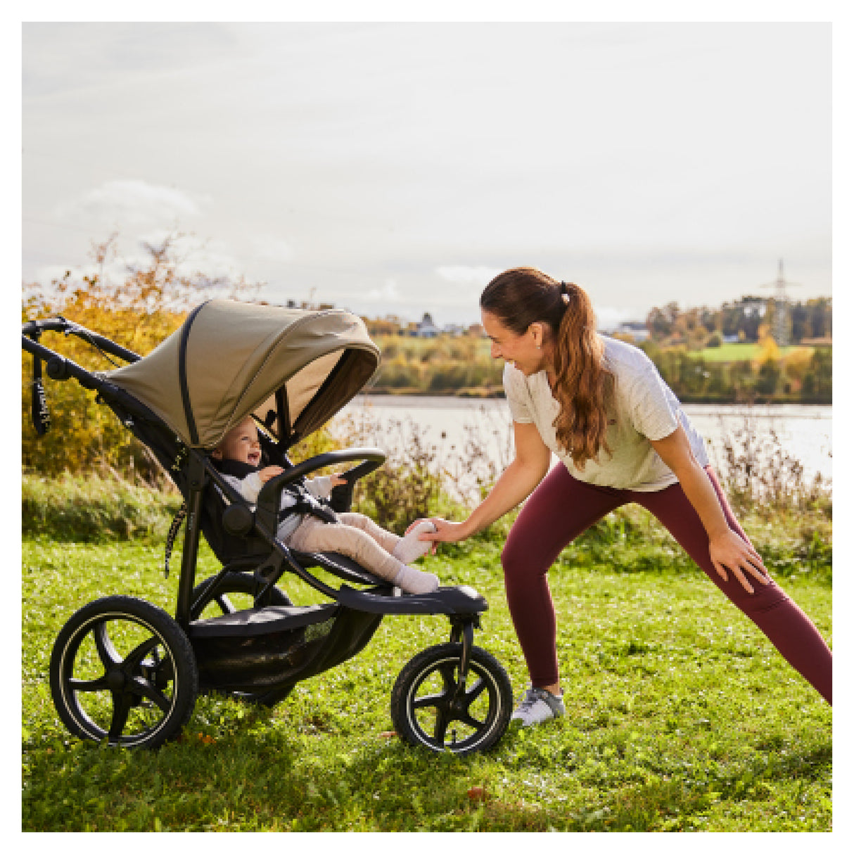 Hauck Runner 3 Pushchair - Olive