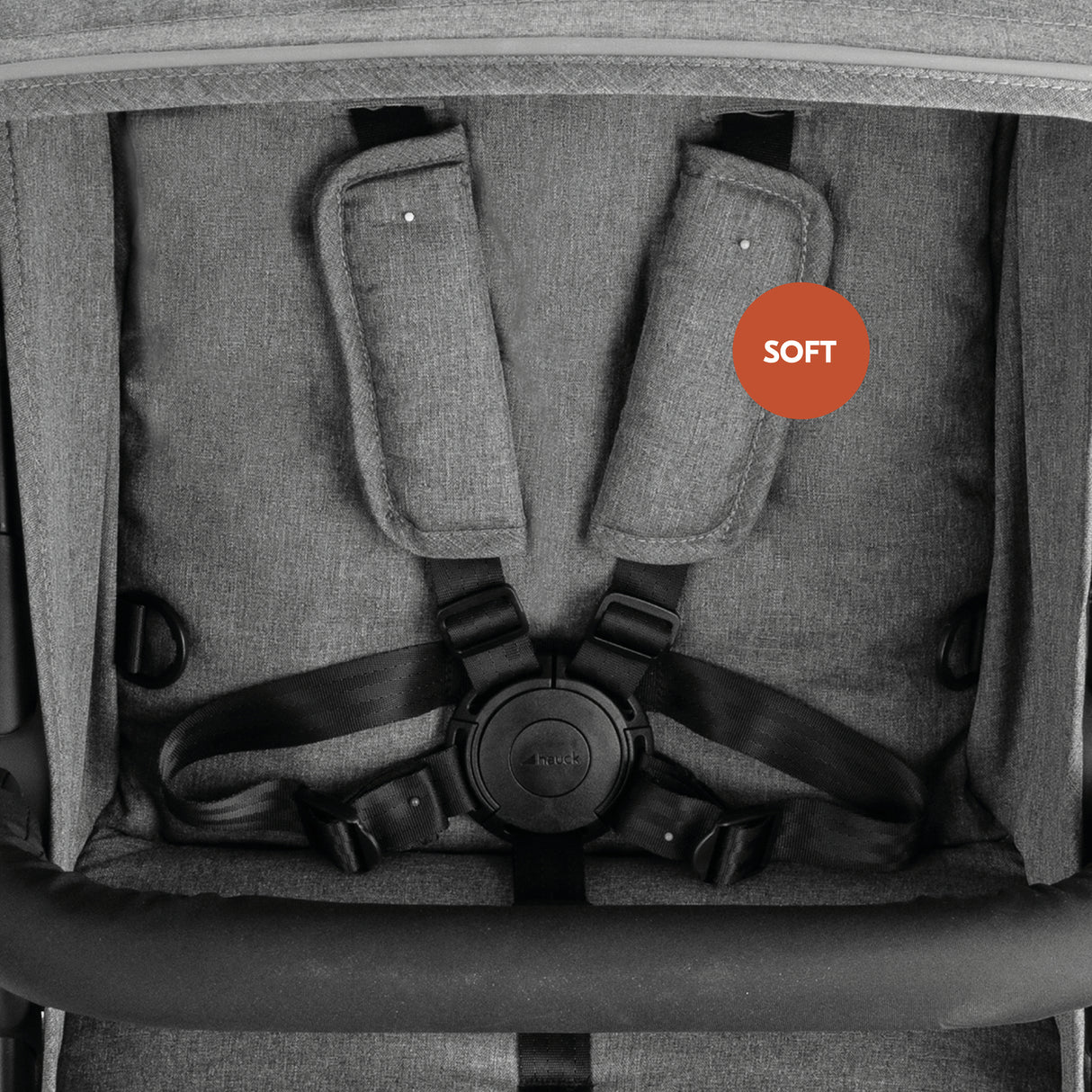 Hauck Runner 2 Pushchair - Grey Melange