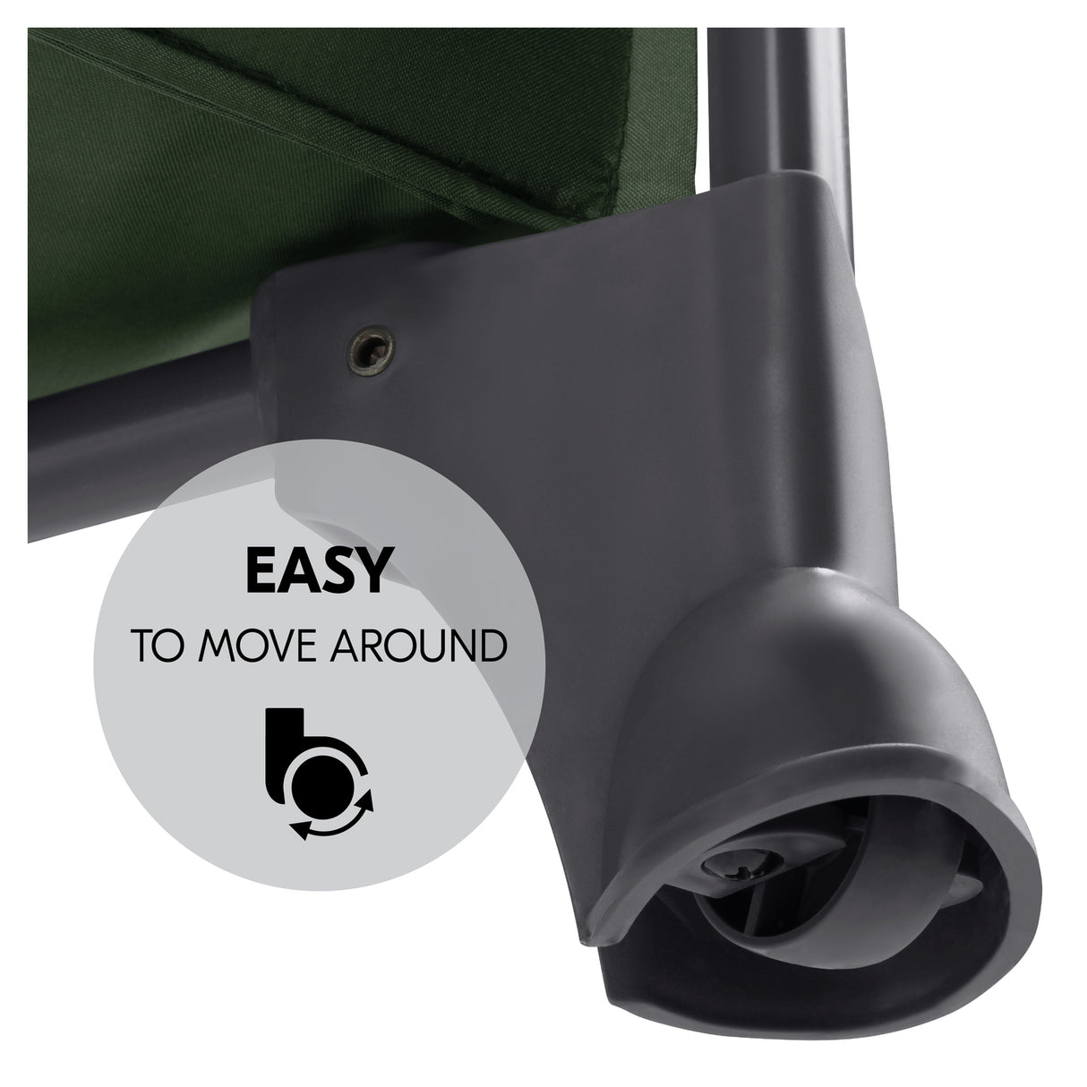 Hauck Play N Relax Centre Travel Cot - Dark Green