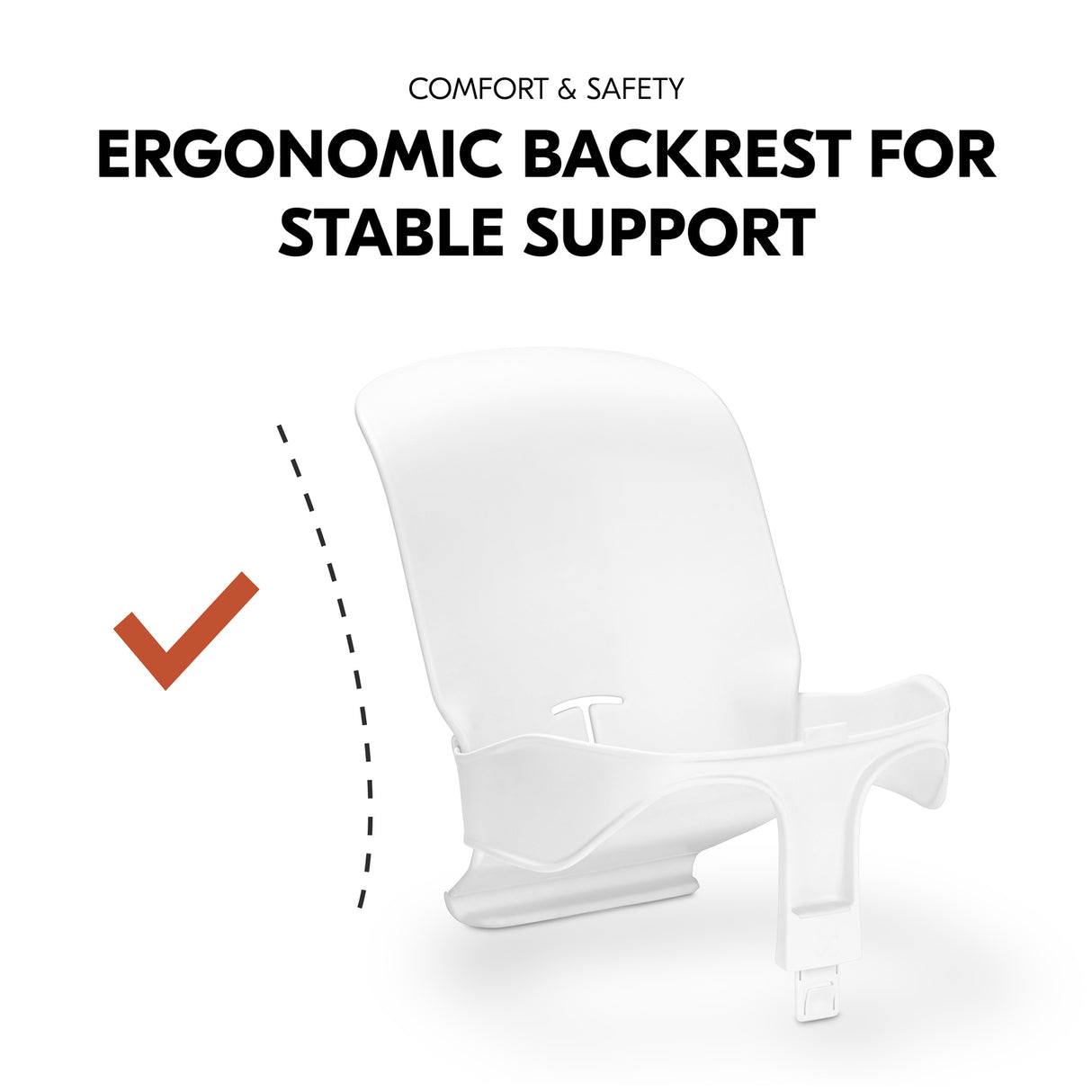 Hauck Alpha+ Highchair Baby Seat - White