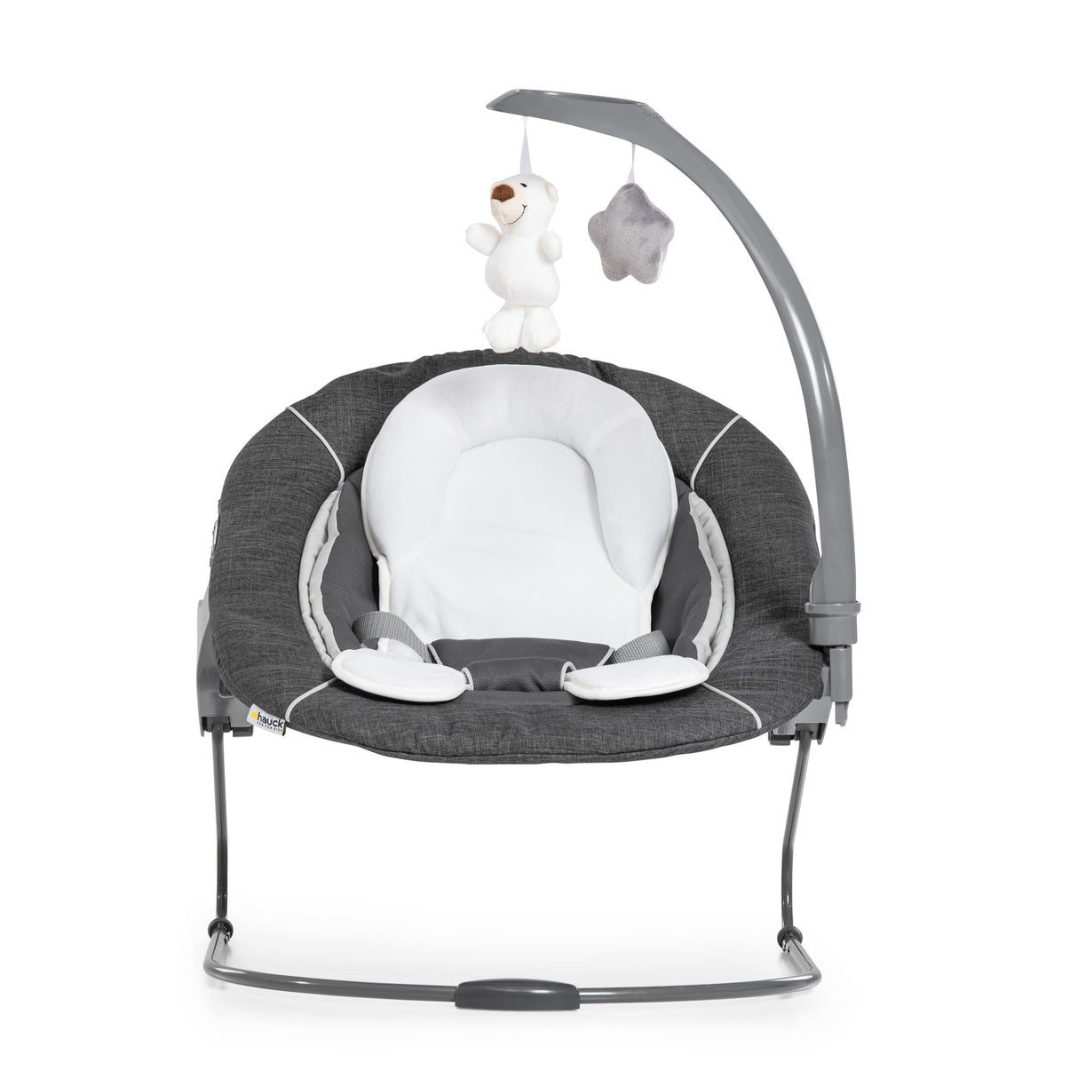 Hauck Alpha Deluxe Baby Bouncer - Melange Grey