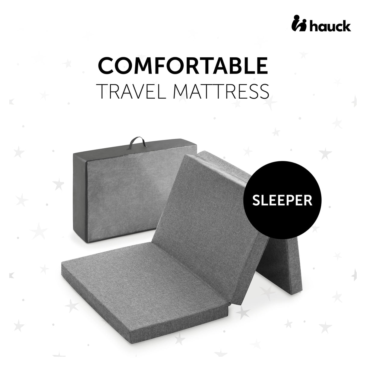 Hauck Sleeper Travel Cot Mattress - Grey