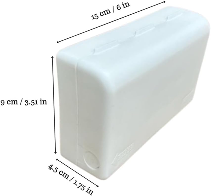 BabySecurity Double Electric Plug Socket Cover - White