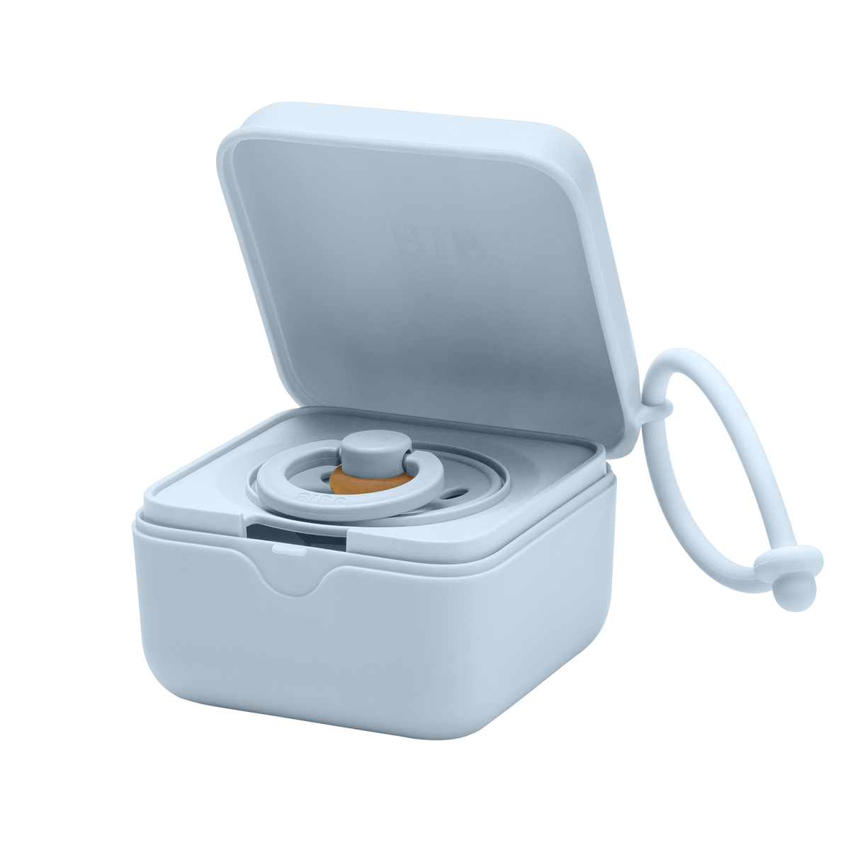 BIBS Pacifier Storage Box - Baby Blue