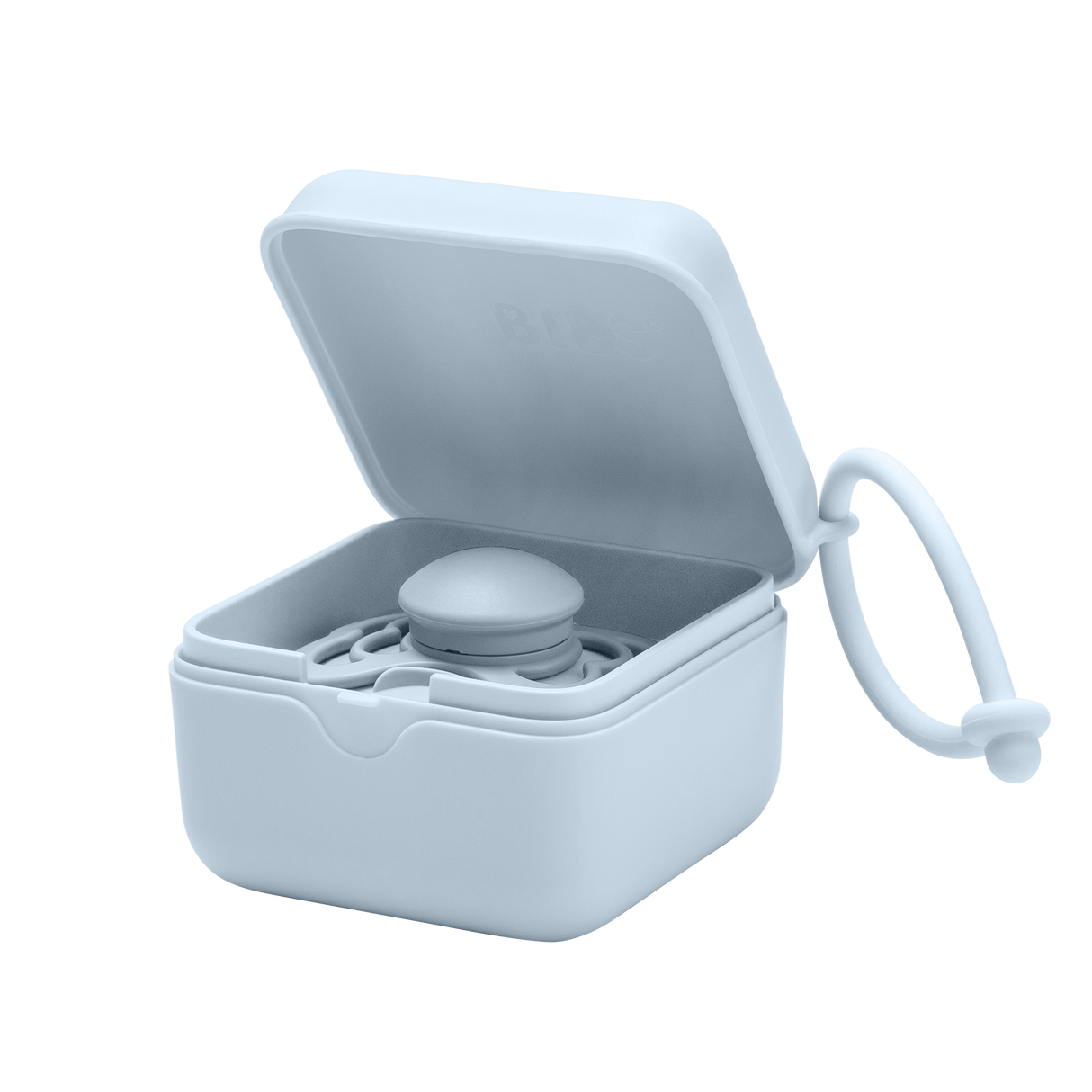 BIBS Pacifier Storage Box - Baby Blue
