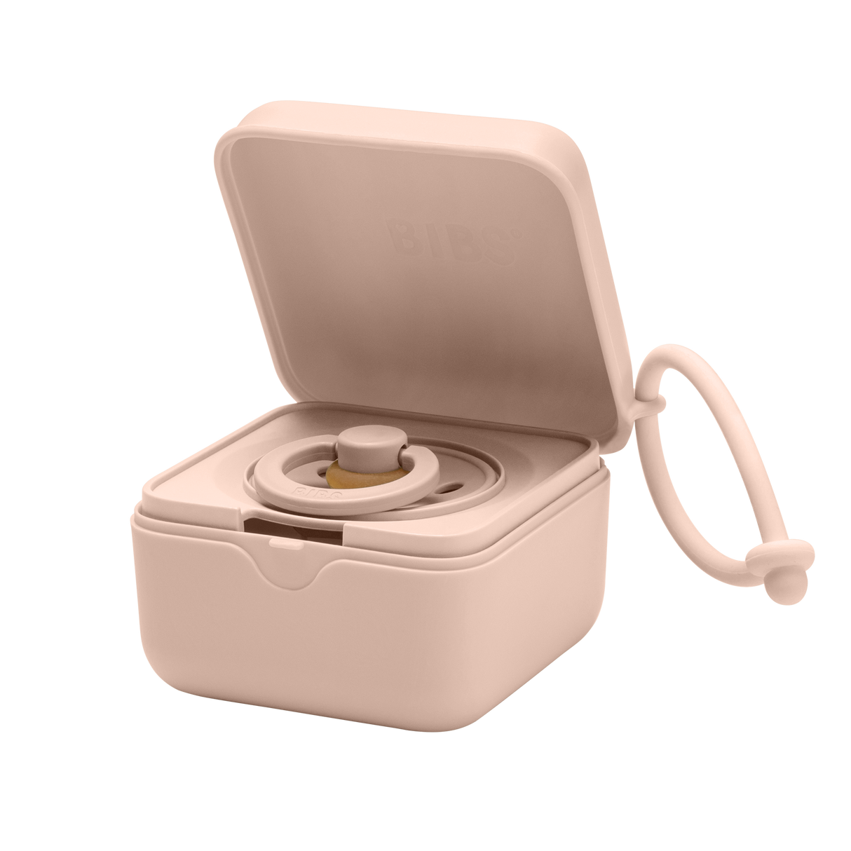 BIBS Pacifier Storage Box - Blush