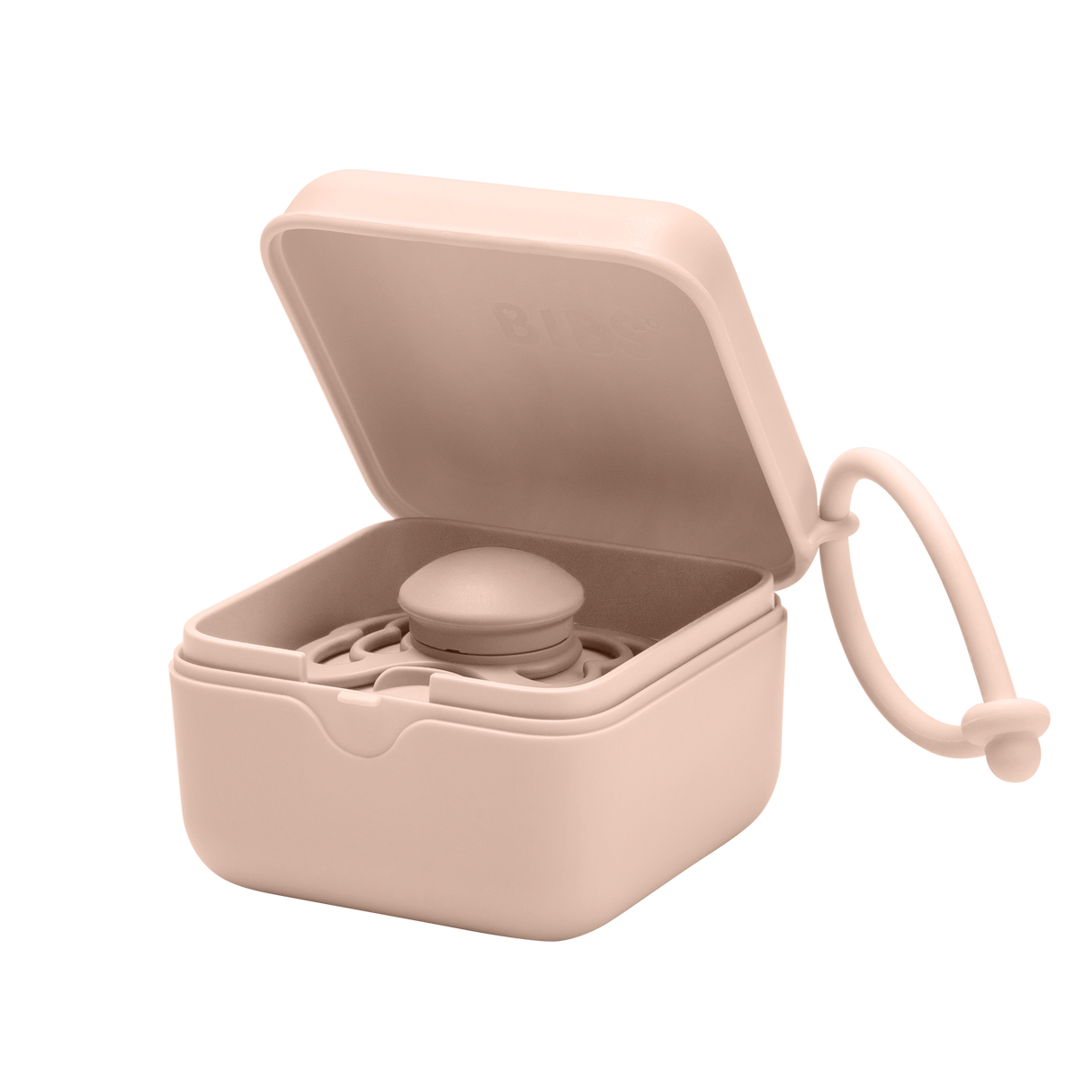 BIBS Pacifier Storage Box - Blush
