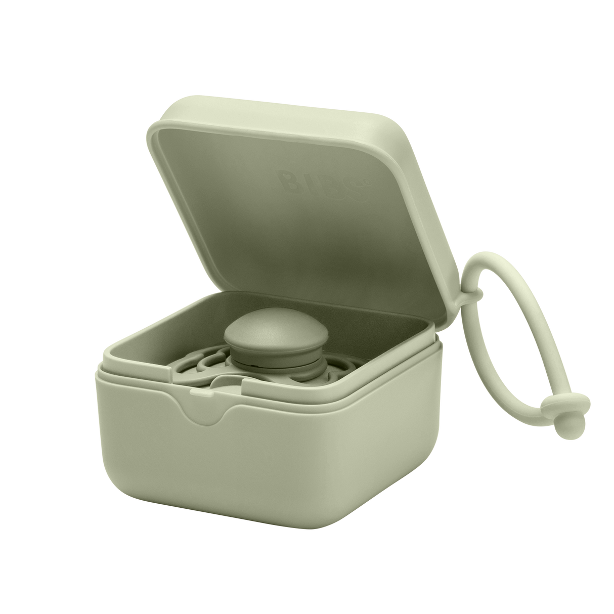BIBS Pacifier Storage Box - Sage