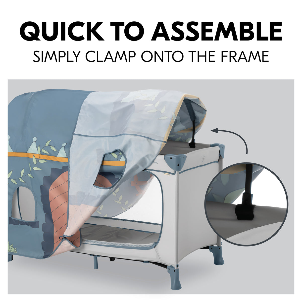 Hauck Travel Cot Play Cover - Palace