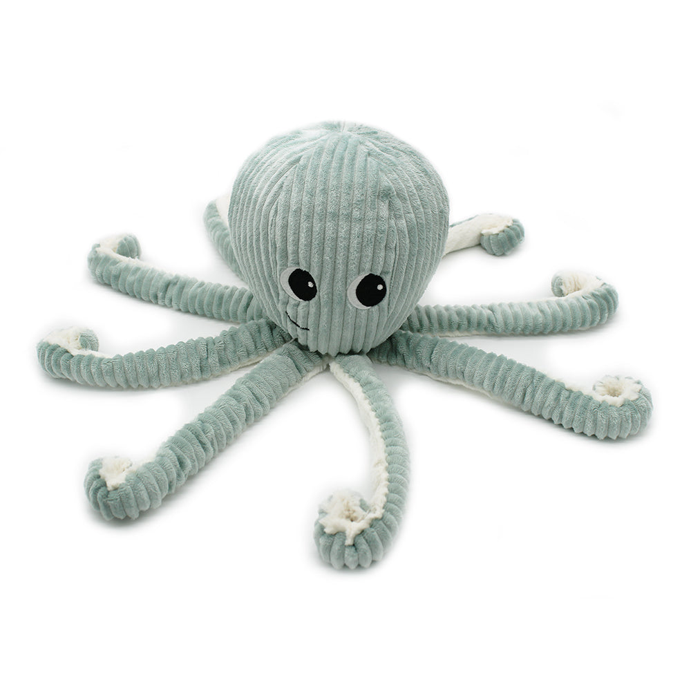 Les Ptipotos Plush Cuddly Toy: Olly the Octopus Dad & Baby - Mint