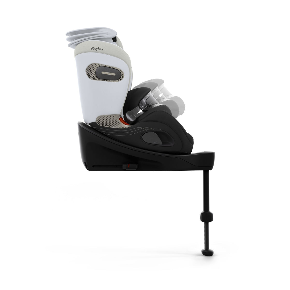 Cybex Anoris Si i-Size Airbag Car Seat with ISOFIX Base - STYLE Misty Grey