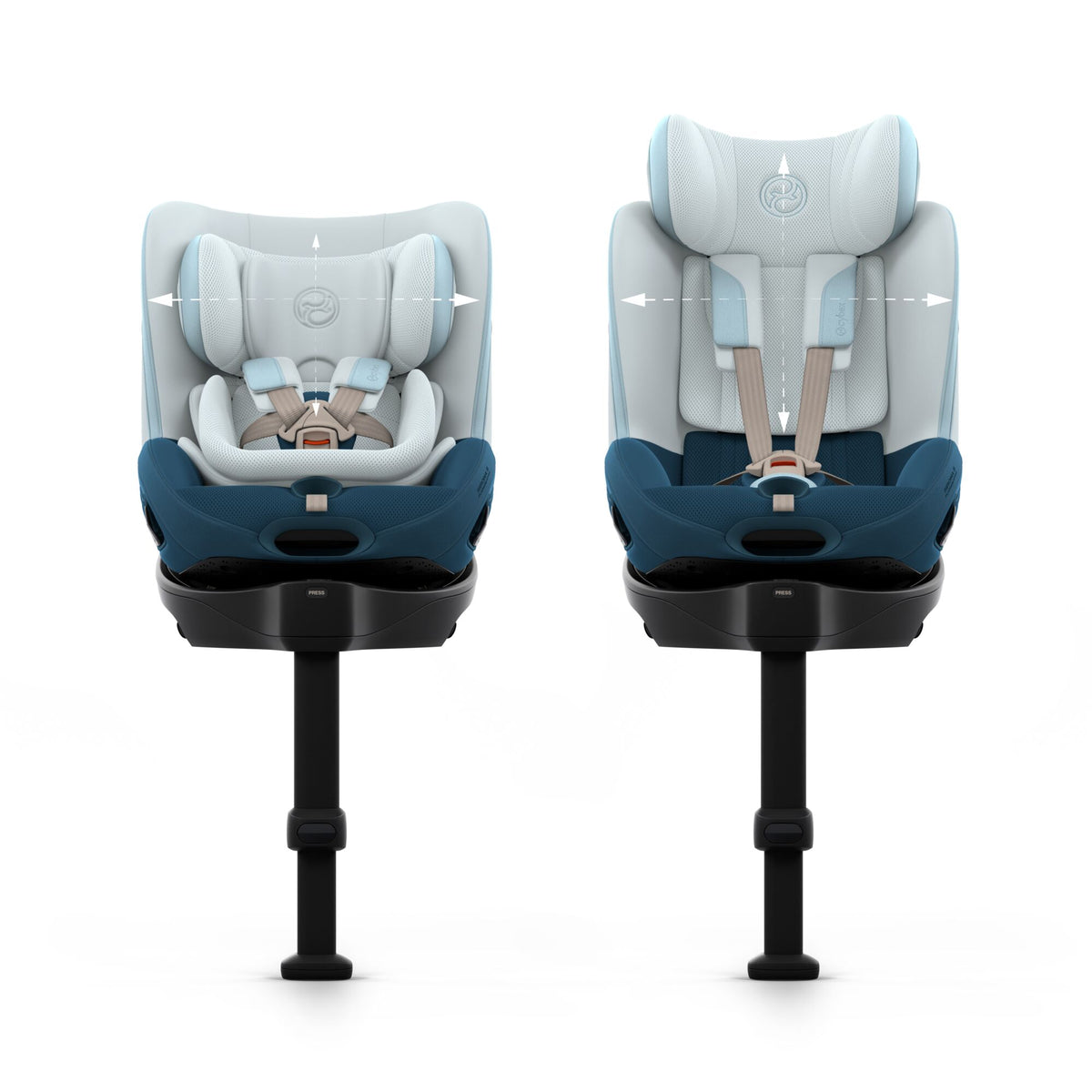 Cybex Sirona S i-Size 360° Car Seat - STYLE Opal Blue