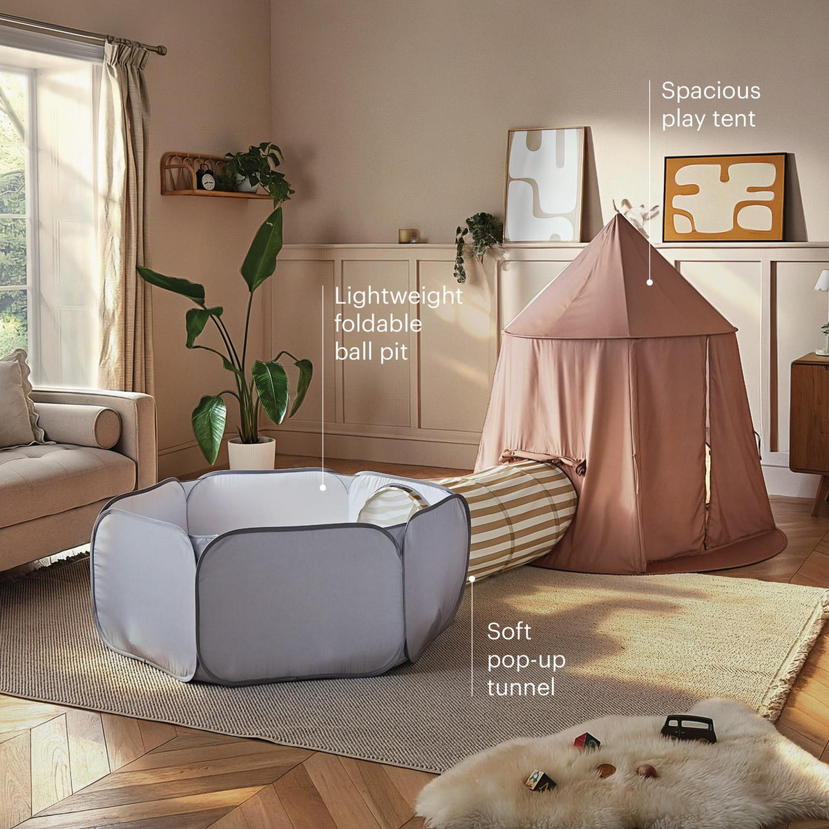 CuddleCo Pop Up Play 3 Piece Set
