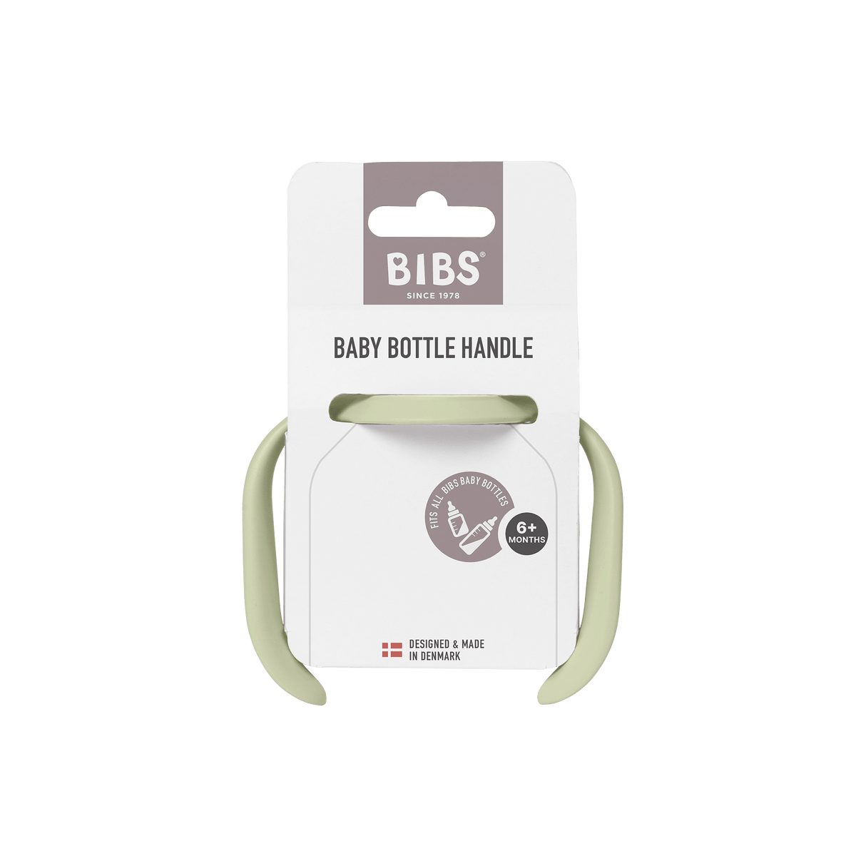 BIBS Easy Grip Baby Bottle Handle - Sage