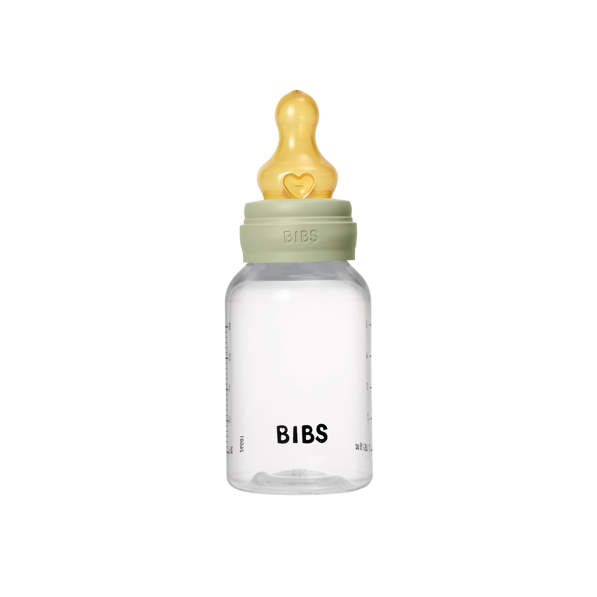 BIBS Slow Flow 150ml Round Latex Baby Bottle - Sage
