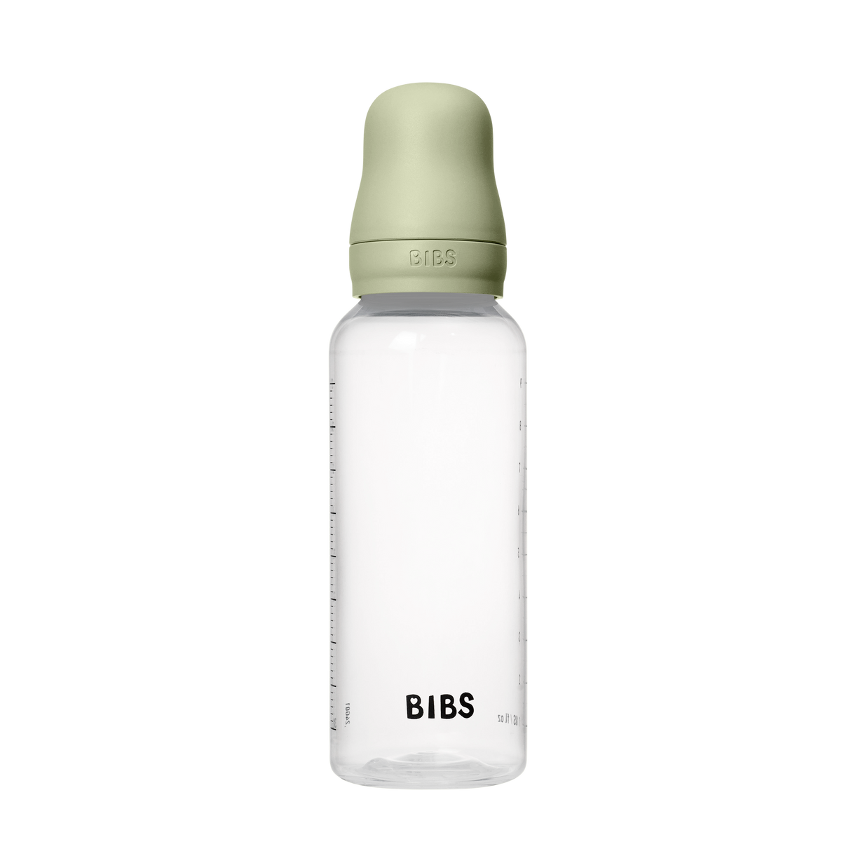 BIBS Medium Flow 270ml Round Latex Baby Bottle - Sage