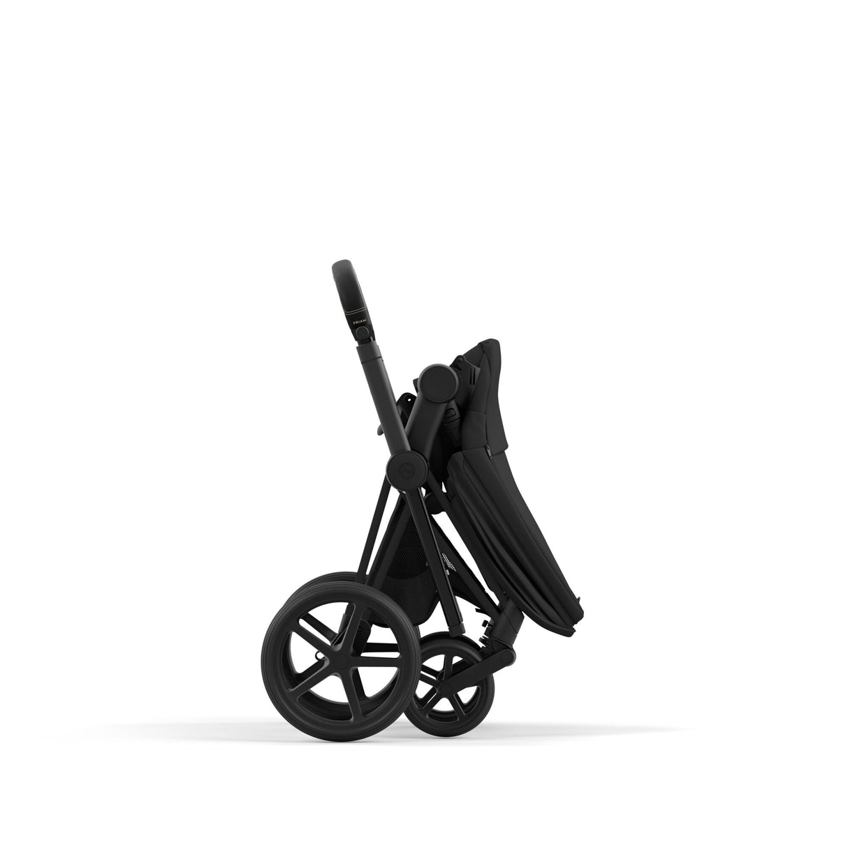 Cybex Priam Travel System with Accessories, Cloud T Car Seat & ISOFIX Base - Sepia Black / Matt Black Frame