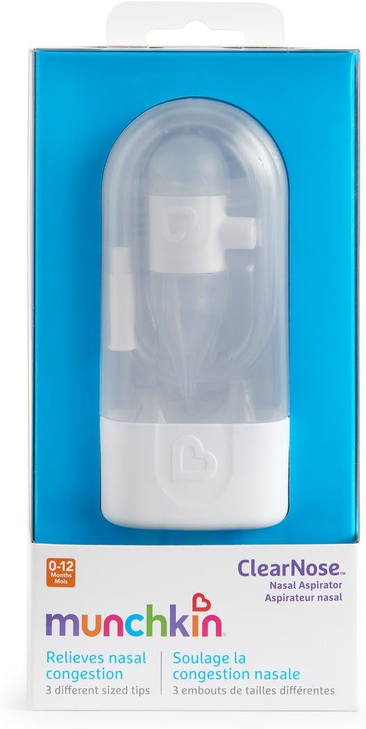 Munchkin ClearNose Nasal Aspirator with Carry Case & Tips