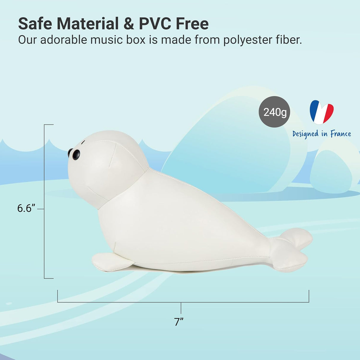 Little Big Friends: Sea Collection Pull-String Musical Animal Toy - Elliot the Seal