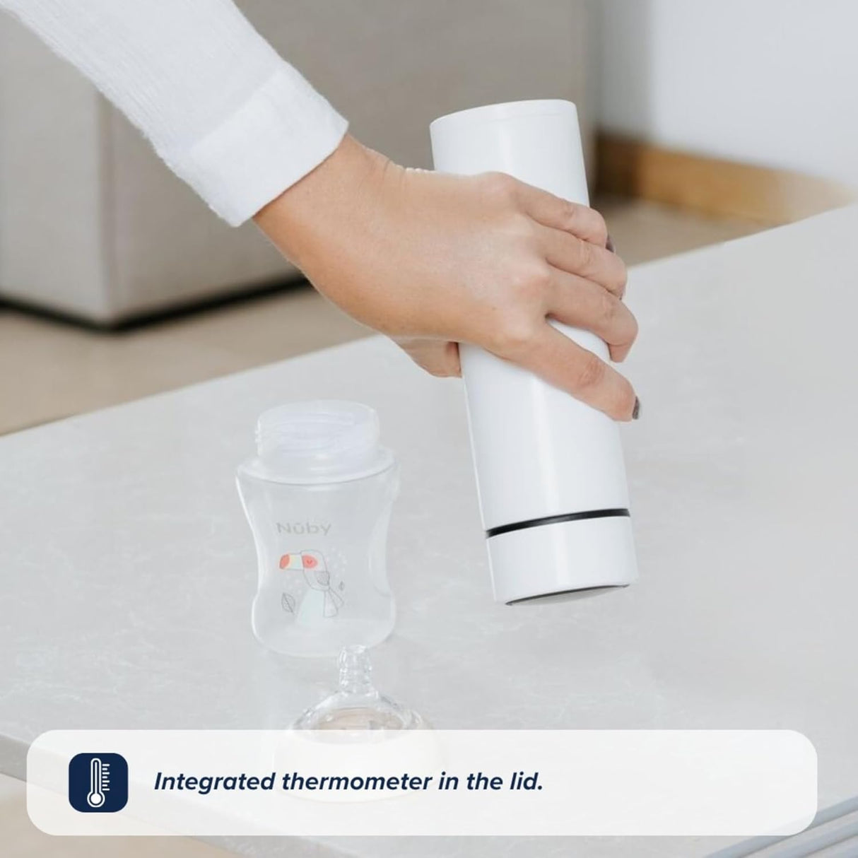 Nuby Rapid Cool Portable Baby Bottle Making Kit