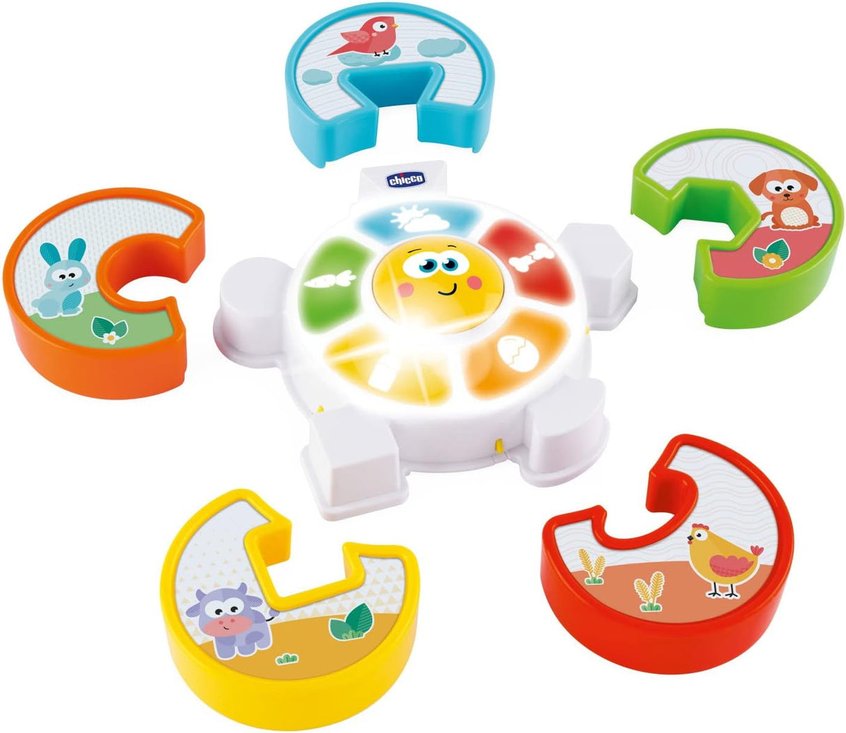 Chicco Baby Senses Guess The Animal Puzzle Musical Toy