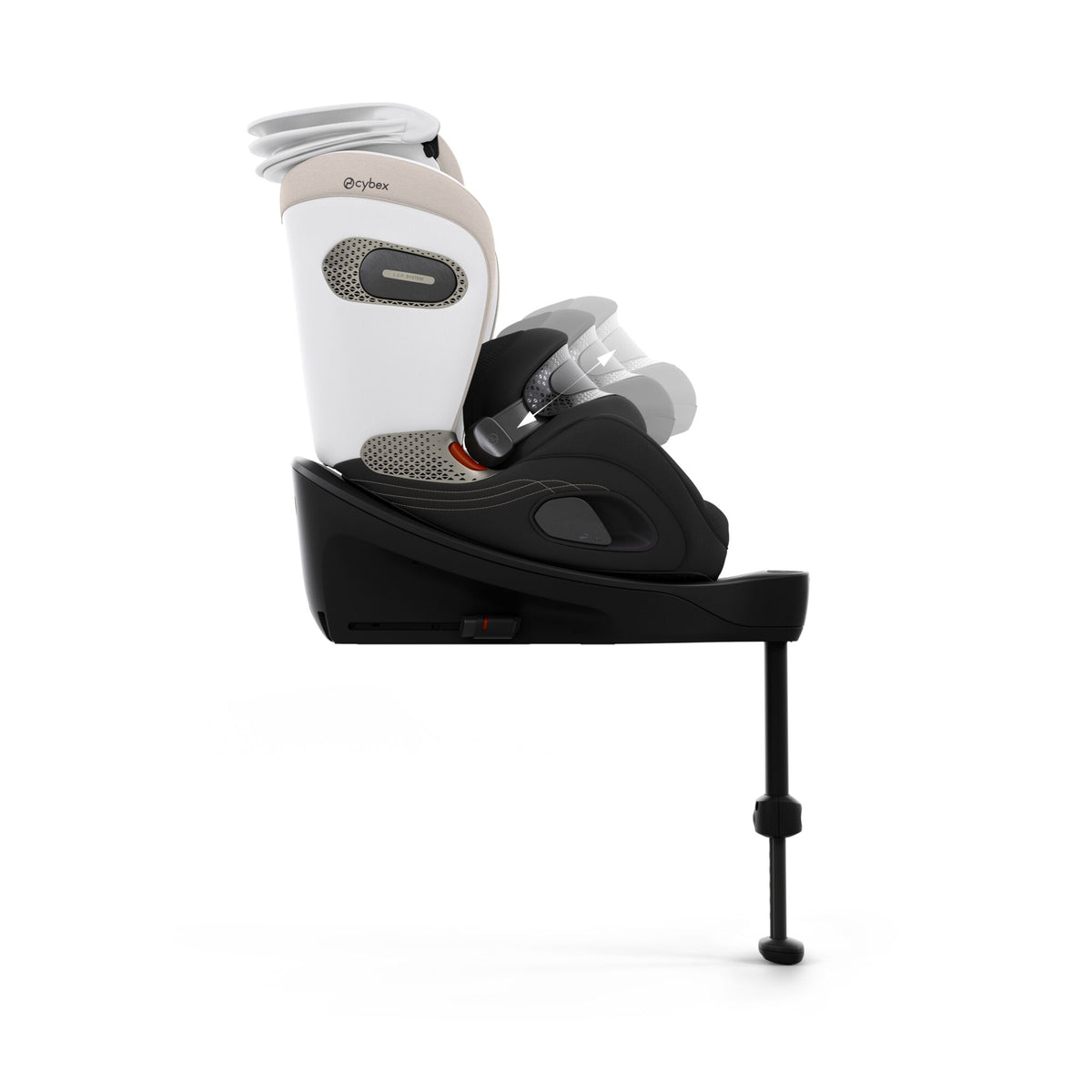 Cybex Anoris S i-Size Air Bag Car Seat - STYLE Off White