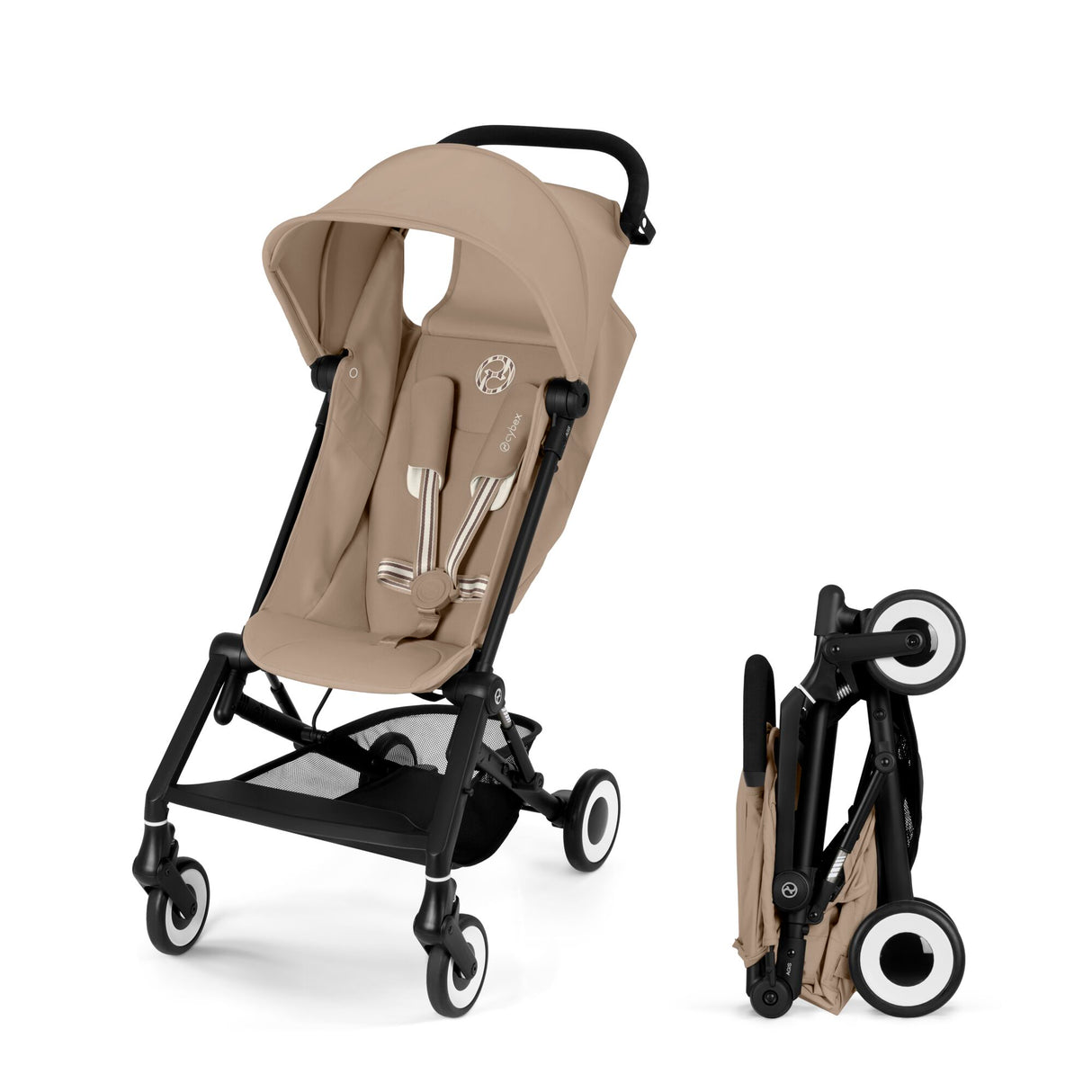 Cybex Agis Compact Travel Stroller - Almond Beige