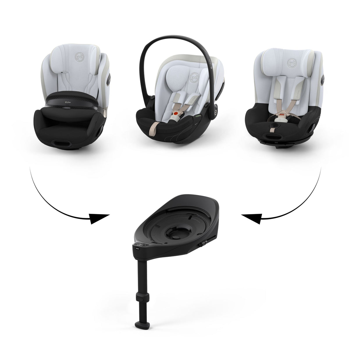Cybex Cloud S i-Size Infant Car Seat - STYLE Misty Grey